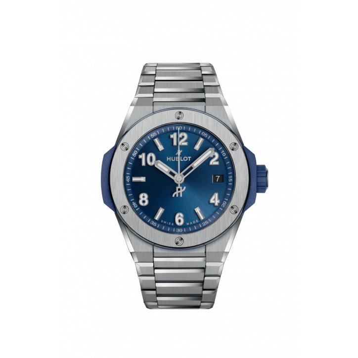 Big Bang Integrated Time Only Titanium Blue 38 mm