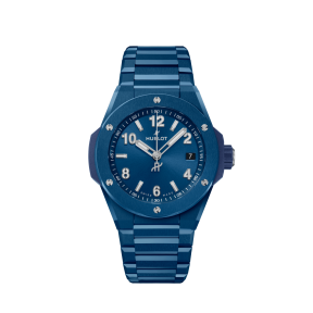 Big Bang Integrated Time Only Blue Ceramic 38 mm