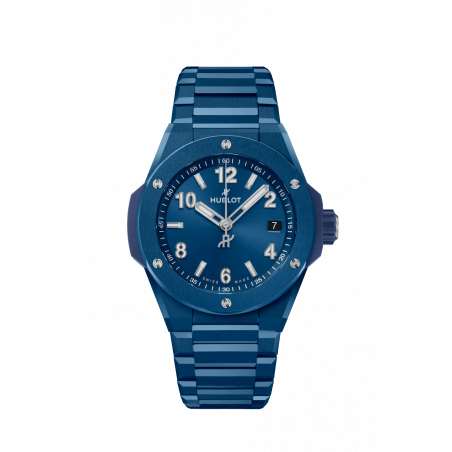 Big Bang Integrated Time Only Blue Ceramic 38 mm