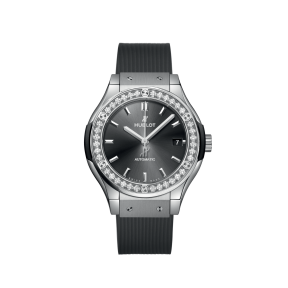 Classic Fusion Racing Grey Titanium Diamonds 38 mm