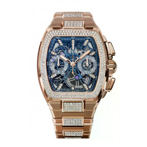 Metropolitan Chrono 5N Red Gold Blue SQLT/Diamond