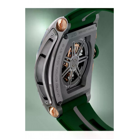 Chrono GMT Steel/Green Dial