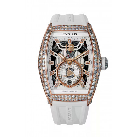 Jetliner PS Thirty6 5N Red Gold 2 Row Diamonds/White