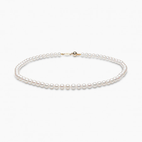 Classic 18K Gold Freshwater Pearl Necklace