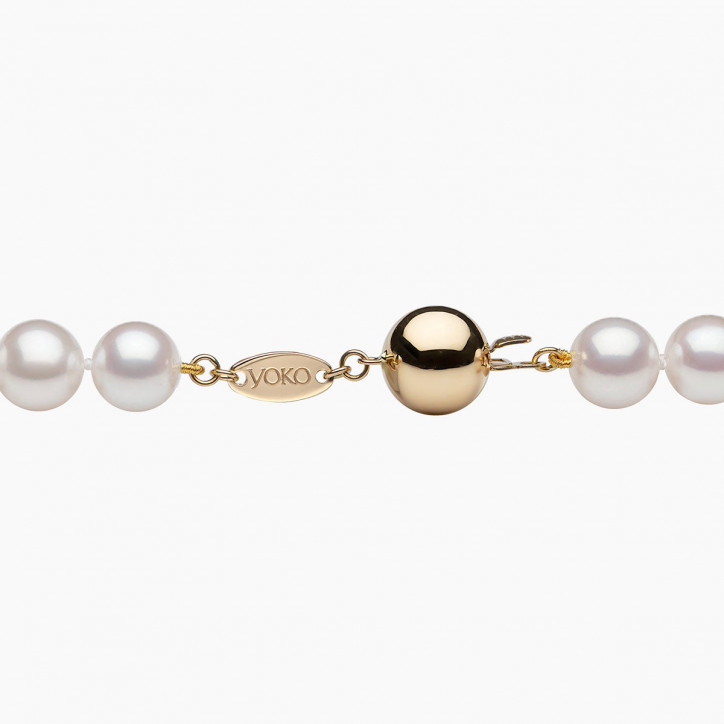 Classic 18K Gold Freshwater Pearl Necklace