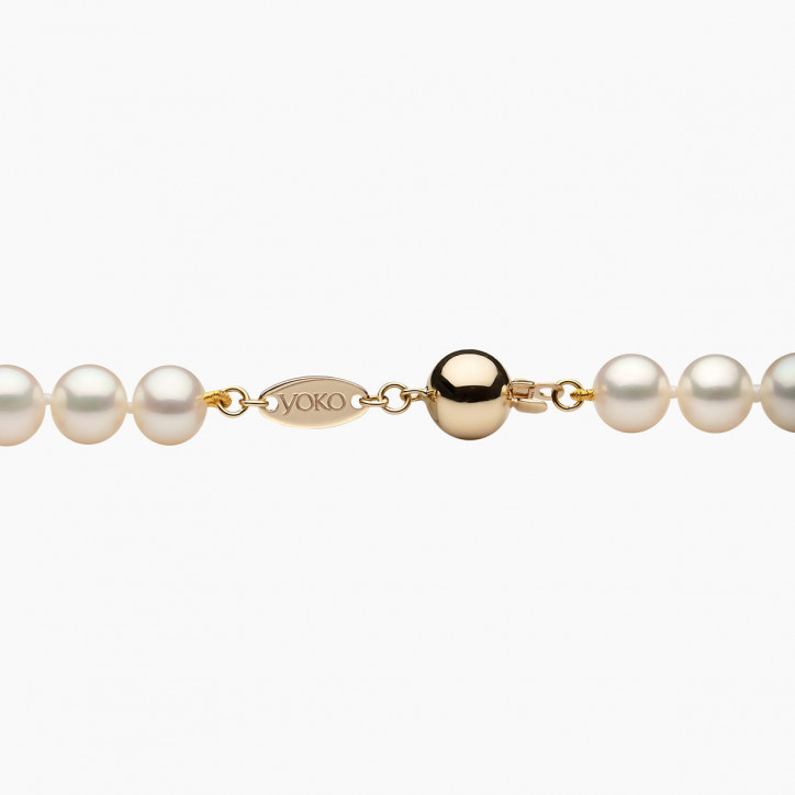 Classic 18K Gold Freshwater Pearl Necklace