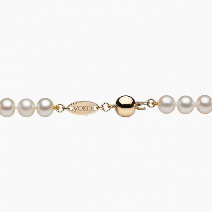 Classic 18K Gold Freshwater Pearl Necklace