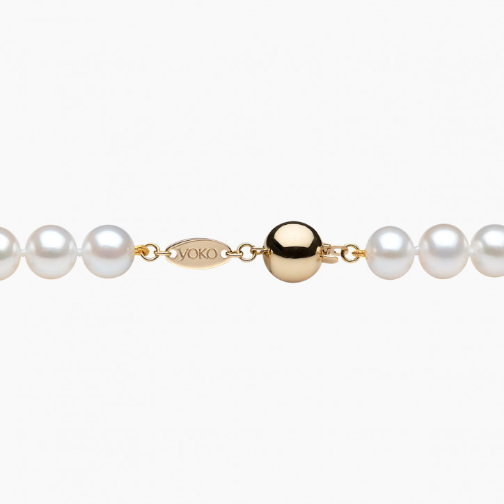 Classic 18K Gold Freshwater Pearl Necklace