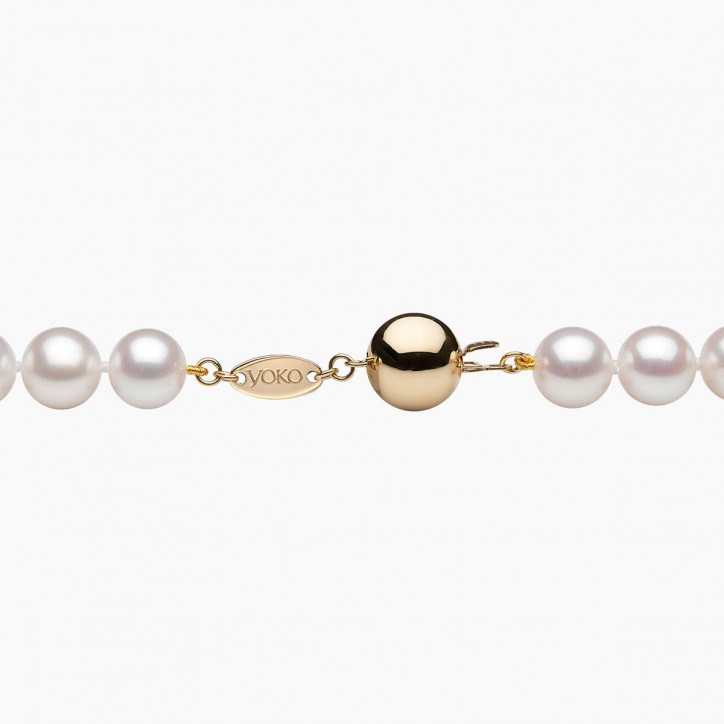 Classic 18K Gold Freshwater Pearl Necklace