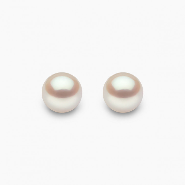 Classic 18K Gold AAA Akoya Pearl Stud Earrings