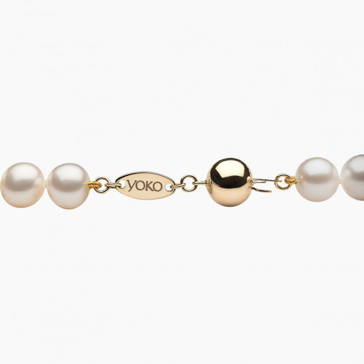 Classic 18K Gold Freshwater Pearl Bracelet