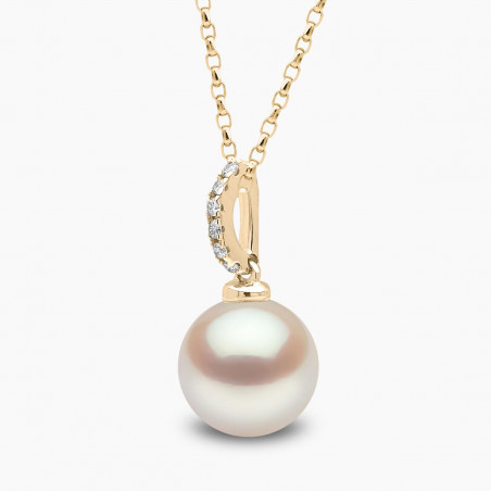 Classic 18K Gold Freshwater Pearl Pendant