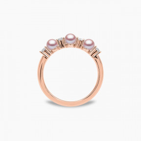 Eclipse 18K Gold Pearl and Diamond Signature Ring