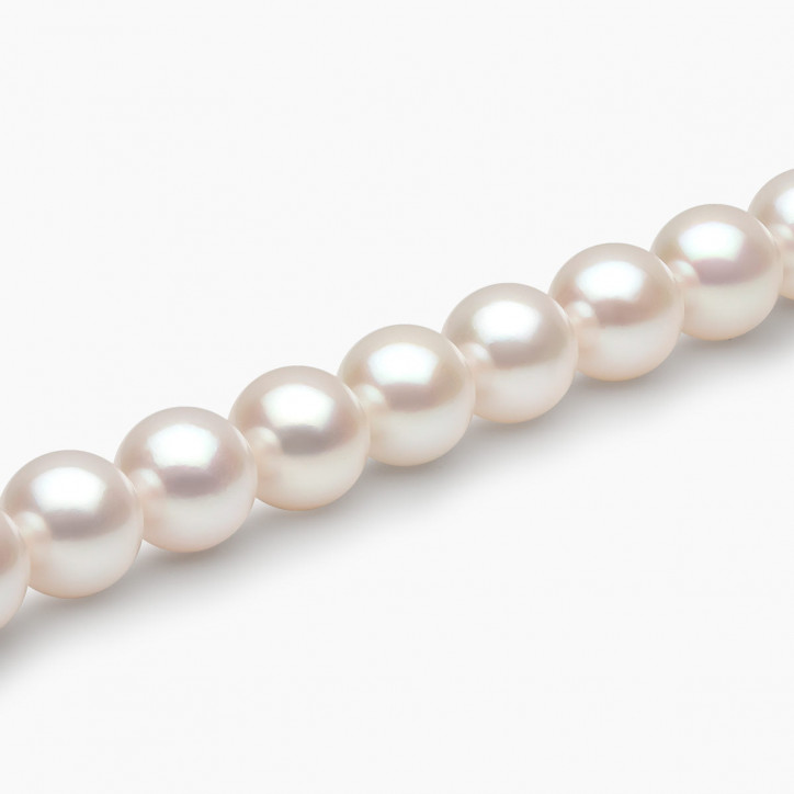 Classic 18K Gold AA Akoya Pearl Necklace