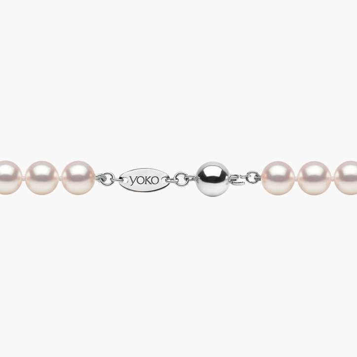 Classic 18K Gold AAA Akoya Pearl Necklace