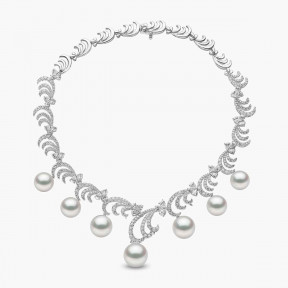 Whisper 18K Gold South Sea Pearl Diamond Necklace