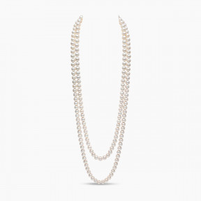 Classic 11mm Freshwater Pearl Strand Rope Necklace