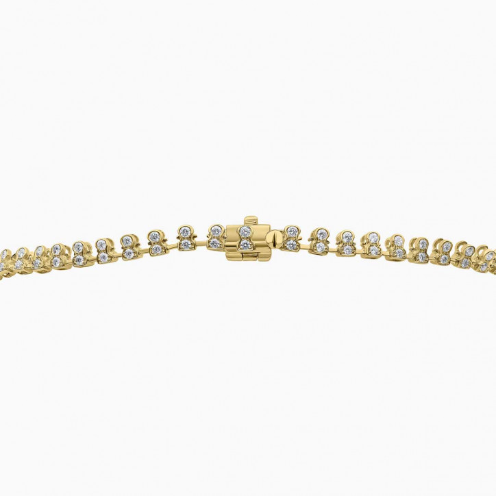 Selene 18K Yellow Gold South Sea Pearl and Diamond Zip Necklace