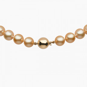 Classic 18K Gold Indonesian South Sea Pearl Strand Necklace