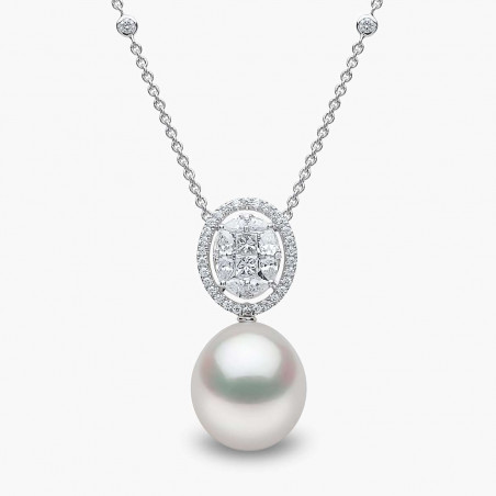 Starlight 18K Gold South Sea Pearl and Diamond Spotlight Pendant