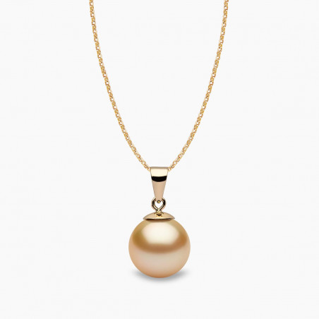 Classic 18K Gold Golden South Sea Pearl Pendant