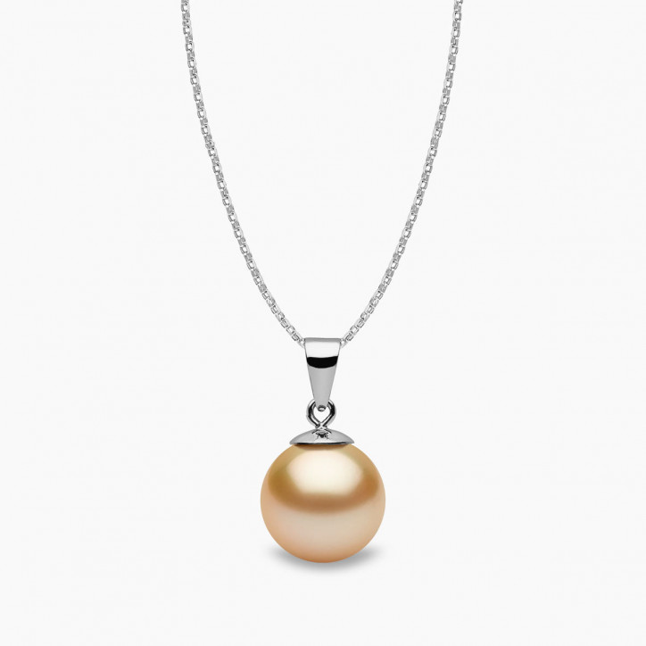 Classic 18K Gold Golden South Sea Pearl Pendant