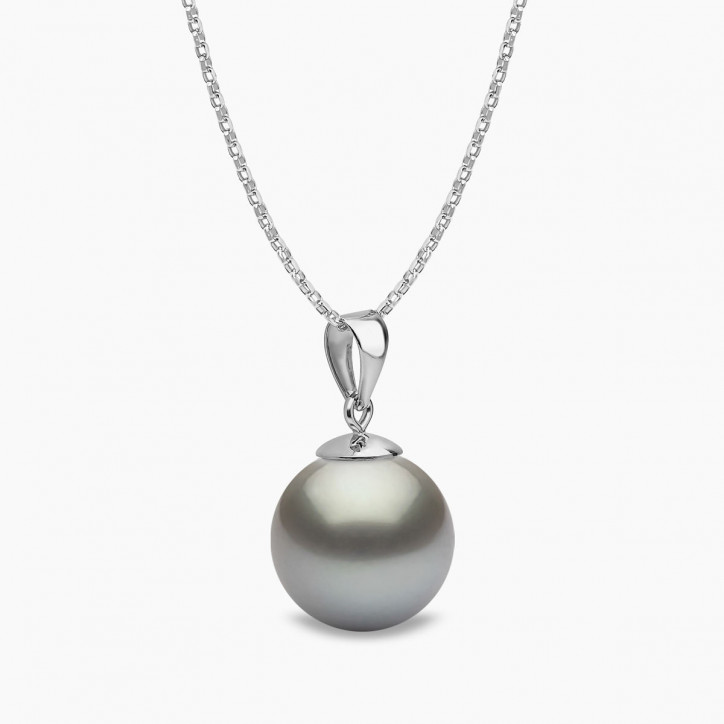 Classic 18K Gold Tahitian Pearl Pendant