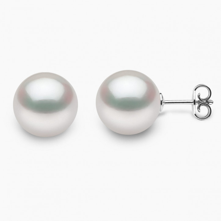 Classic 18K Gold South Sea Pearl Stud Earrings