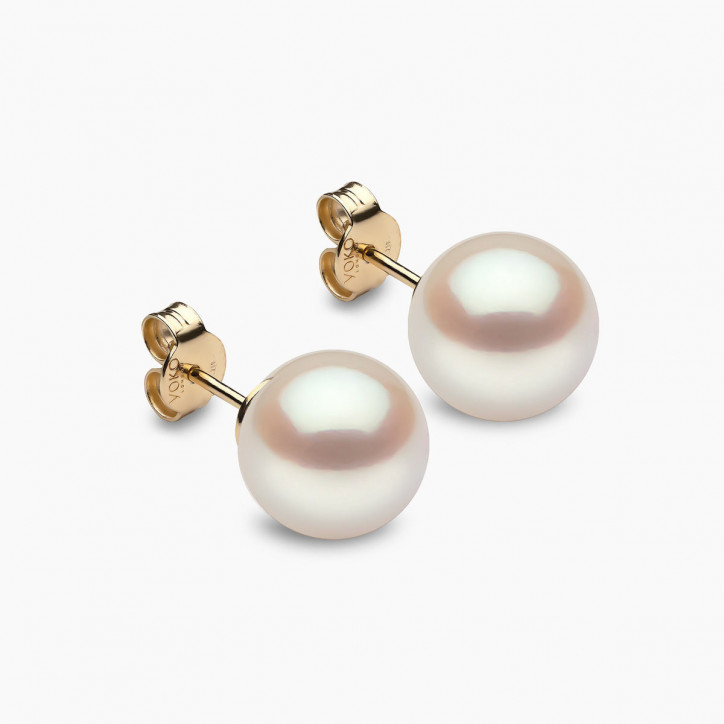 Classic 18K Gold South Sea Pearl Stud Earrings