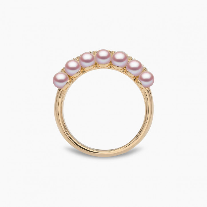 Eclipse 18K Gold Pearl and Diamond Twilight Ring