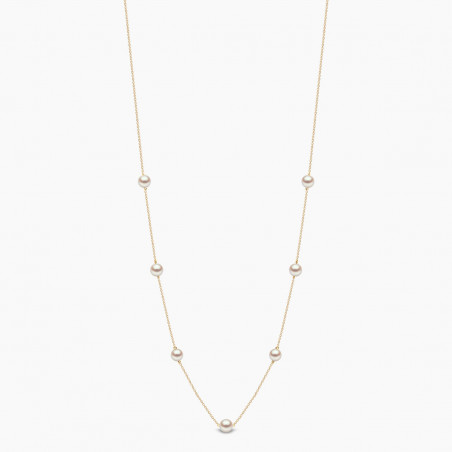 Classic 18K Gold Freshwater Pearl Necklace