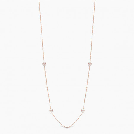 Classic 18K Gold Akoya Pearl Necklace