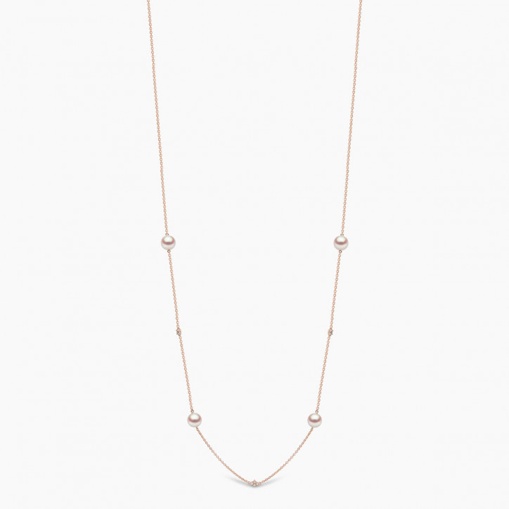 Classic 18K Gold Akoya Pearl Necklace