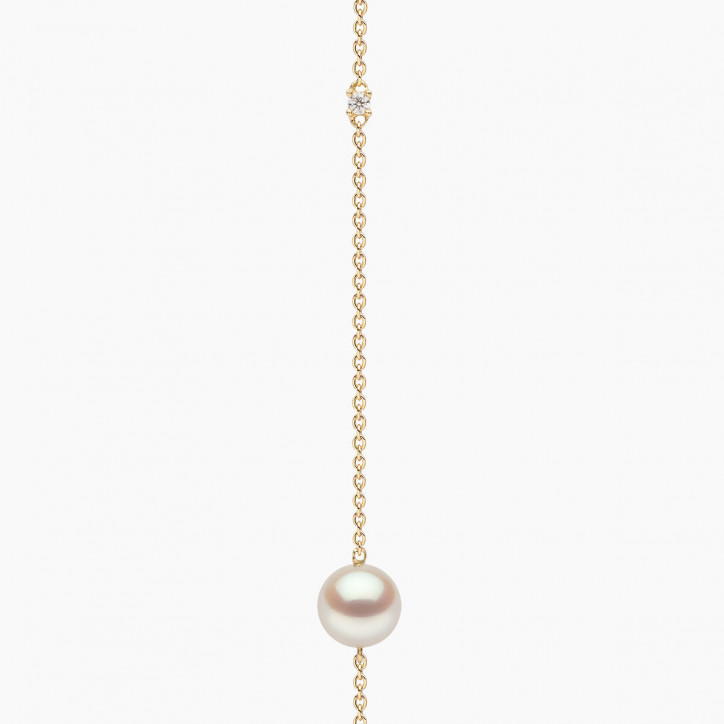 Classic 18K Gold Akoya Pearl Necklace