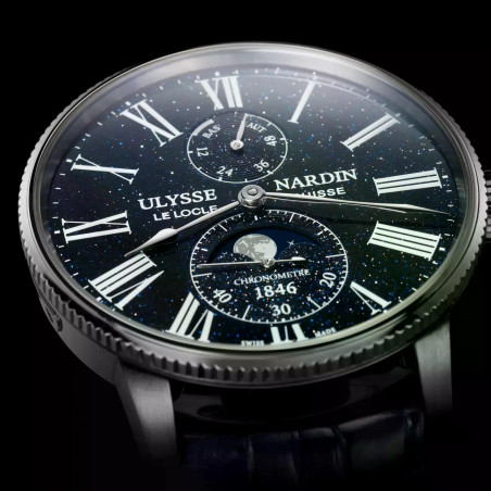 Marine Torpilleur Moonphase Aventurine