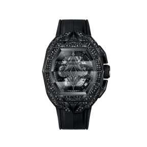 Spirit of Big Bang Sang Bleu All Black Pavé 42 mm