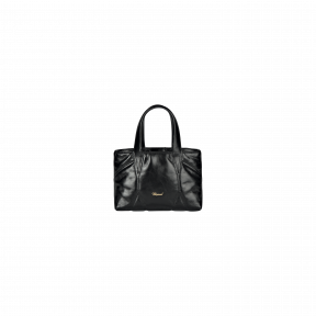 Diamond micro puffer tote bag