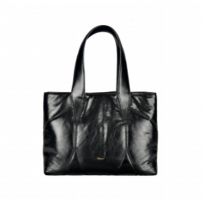 Diamond puffer tote bag