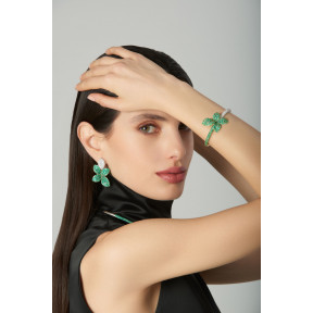 GIARDINI SEGRETI GREEN SOUL EARRINGS