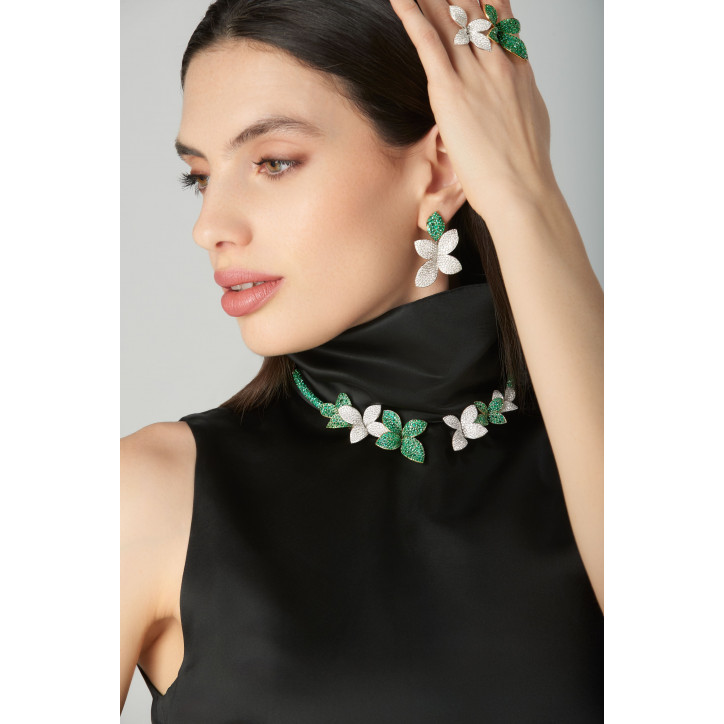 GIARDINI SEGRETI GREEN SOUL EARRINGS