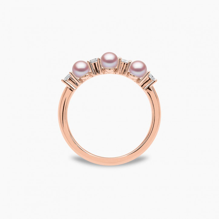 Eclipse 18K Gold Pearl and Diamond Signature Ring Eclipse 18K Gold Pearl and Diamond Signature Ring
