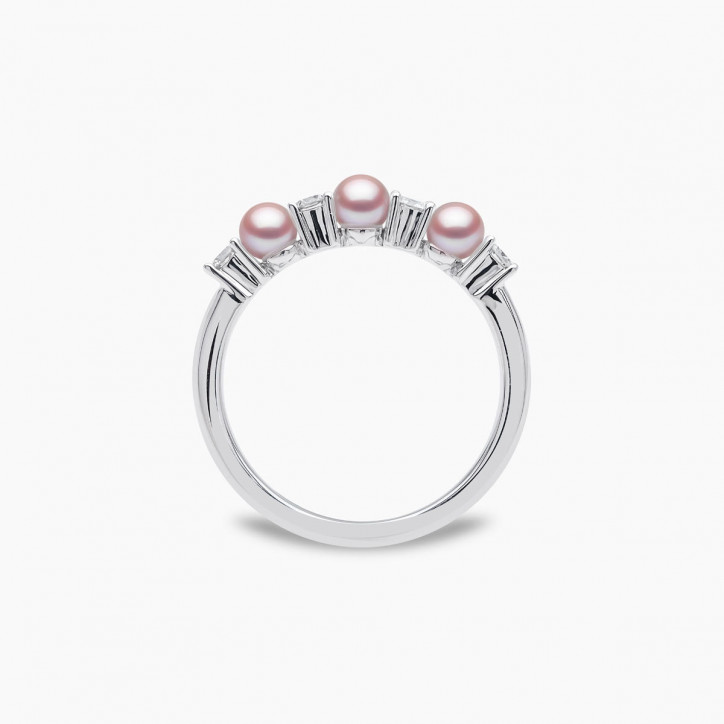 Eclipse 18K Gold Pearl and Diamond Signature Ring Eclipse 18K Gold Pearl and Diamond Signature Ring
