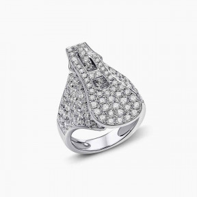 Zyyp 18K Gold and Diamond Ring