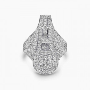 Zyyp 18K Gold and Diamond Ring