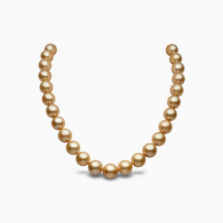 Classic 18K Gold Indonesian South Sea Pearl Strand Necklace