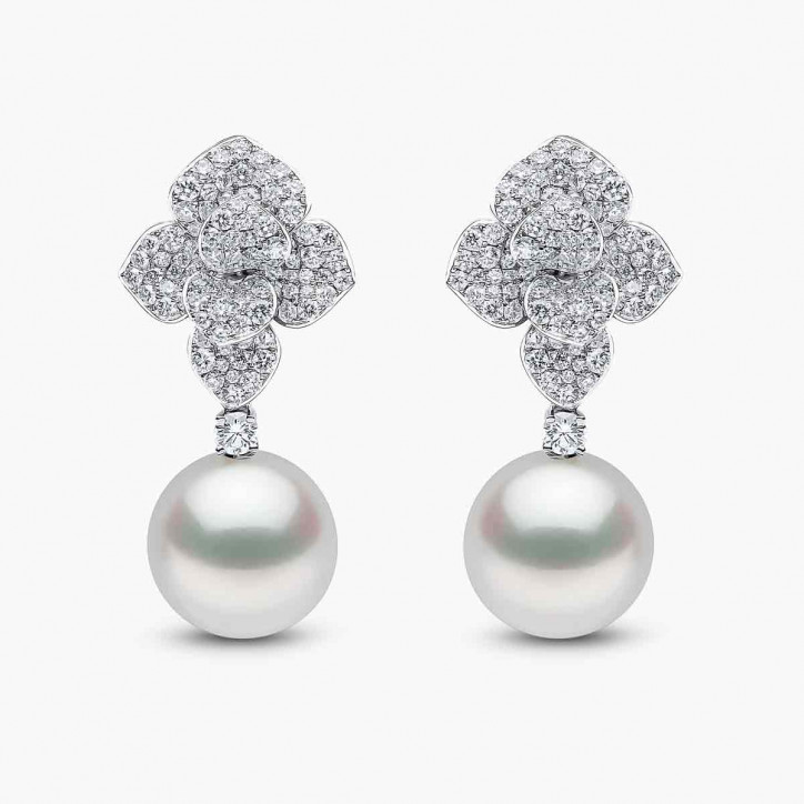 Contessa 18K Gold South Sea Pearl and Diamond Earring