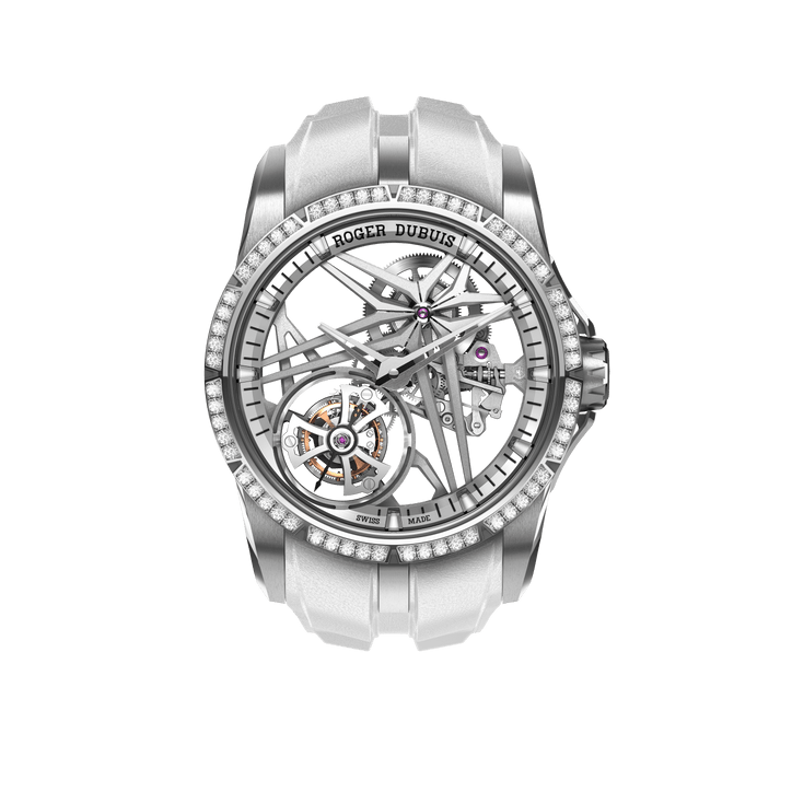 Excalibur Monotourbillon White Gold DBEX0989 42mm, Manual-winding