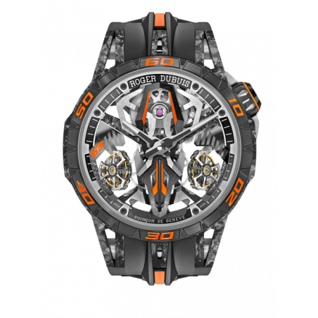 Excalibur Spider Double Tourbillon Few Off DBEX0957 47mm, Manual-winding