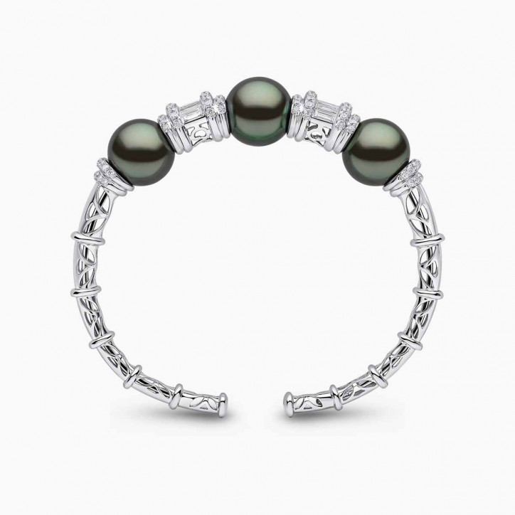 Starlight 18K Gold Pearl and Diamond Bracelet
