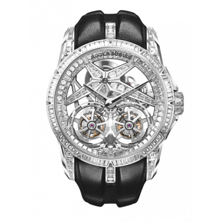 Excalibur Double Tourbillon DBEX1131 45mm, Manual-winding